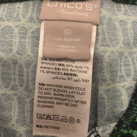 Chico’s Travelers Pants size 1 - Picture 3 of 5